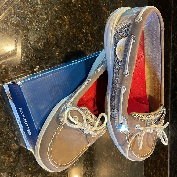 Sperry Angelfish Boat Shoe graphite/Damask - Picture 5 of 6